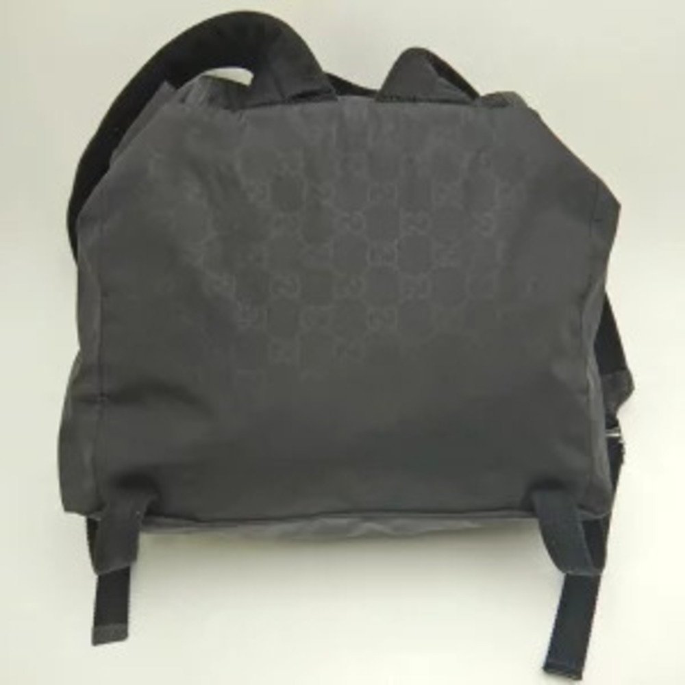 Gucci Backpack Rucksack Leather Black - Picture 3 of 9
